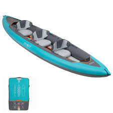 Canoe Kayak Gonflable Randonnee Fond Haute Pression Drop Stitch X100 3 Place En 2020 Kayak Gonflable Gonflable Kayak
