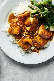 Crispy Tofu With Cashews And Blistered Snap Peas Recipe Recipe Snap Peas Recipe Pea Recipes Recipes