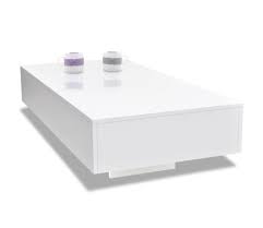 Deuba couchtisch hochglanz weiss modern 360 drehbar im cube design 80x80cm wohnzimmertisch beistelltisch design lounge tisch sofatisch. Vidaxl Couchtisch Hochglanz Weiss Vidaxl De