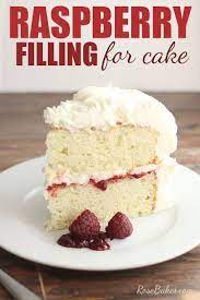 Raspberry Filling For Cakes Perfect Recipe For White Or Chocolate Cakes Recipe Cake Filling Recipes Raspberry Cake Filling Filling Recipes