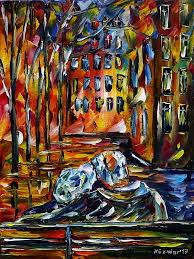Rentner In Der Grossstadt By Mirek Kuzniar Ol Auf Leinwand Spachteltechnik Impressionismus Olmalerei Senioren Bank Sitzen Kunstgalerie Olmalerei Kunst