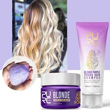 Cut the hair grease · get the look · gorgeous hair instantly Profissional Purple Shampoo No Yellow Mask For Blonde Hair Color Treatment Restore Brass Off Strength Conditioning Hair Care Hair Care Sets Aliexpress