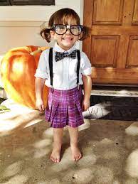 Easy Inexpensive Adorable Diy Halloween Costumes For Littles Nerd Nerd Halloween Costumes Halloween Costumes For Girls Nerd Costumes