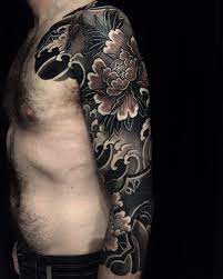Japanese Ink On Instagram Japanese Tattoo Sleeve By Levioner Japaneseink Japanesetatto Black And Grey Tattoos Sleeve Japanese Sleeve Tattoos Grey Tattoo
