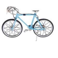 Details About 1 16 Mini Diecast Mountain City Bike Bicycle Model Hobby Collectible Blue