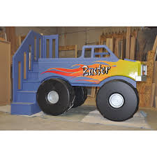 Monster Truck Bed Designed By Tanglewood Design Monster Truck Bed Monster Truck Room Truck Toddler Bed