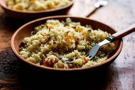 Rice Pilaf With Pistachios Almonds And Spices The New York Times