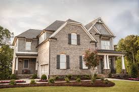 Welcoming Collier Model Bridleton Via Edward Andrews Homes New Homes Exterior Brick Home Design Decor