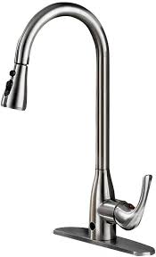 Delta spotshield (tm) technology helps to keep your faucet cleaner, longer by resisting water spots and fingerprints. Badijum Touchless Faucet High Arc Kitchen Faucet Touchless Faucet Touchless Kitchen Faucet