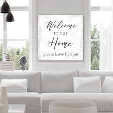 So, why not celebrate with a little laughter and maybe a cheeky joke or two. Welcome To Our Home Please Leave By 9 Sign Prettyperfectstudio Com