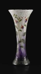 A French Art Glass Vase Daum Nancy France Circa 1900 Lot 33458 Heritage Auctions Art Glass Vase Glass Art French Art