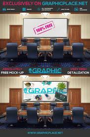 Conference Room Free Psd Mockup Download Mockup Free Psd Mockup Psd Free Psd