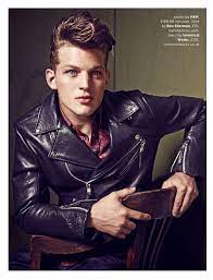 Sebastian Sauve Mens Leather Clothing Leather Jacket Men Black Leather Biker Jacket