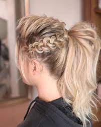 Hair Tutorials Tips On Instagram 1 2 3 4 5 6 7 8 Or 9 Follow Us Besthairtutorial For More Credit Sweethearts Hair Braided Ponytail Hairstyles Ponytail Hairstyles Ponytail Styles
