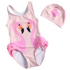 One piece swimsuits for girls at macy's comes in all styles & sizes. Girls One Piece Swimsuits Swimwear With Cap Baby Kids Cute Flamingo Ruffled Swimming Costume Beachwear Children Bathing Suits Sets Outfits Clothing Age 1 8 Years Buy Online In Antigua And Barbuda At Antigua Desertcart Com