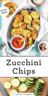 Baked Zucchini Chips Love And Lemons Recipe Zucchini Chips Baked Zucchini Chips Bake Zucchini
