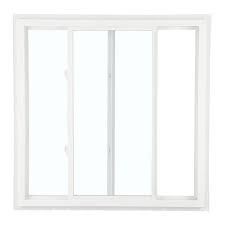 In this video danny is doing a review on a lowes reliabilt vinyl replacement window. Reliabilt 105 Series 47 5 In X 47 5 In X 2 625 In Jamb Vinyl New Construction Egress White Sliding Window Lowes Com Reliabilt Sliding Windows New Construction