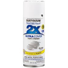 Provides privacy lets light through without letting anyone see. Rust Oleum 12oz 2x Painter S Touch Ultra Cover Gloss Spray Paint White Target