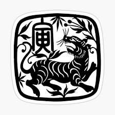 According to chinese zodiac, tiger is the representative sign of 2022, and it belongs to the water element based on chinese five elements. Chinese Zodiac Tiger 2022 Stickers Redbubble