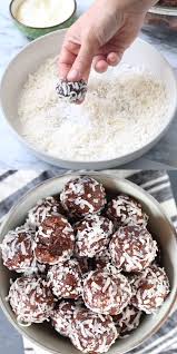 Healthy Chocolate Coconut Protein Balls Video Recipe Video Healthy Chocolate Healthy Sweets Chocolate Protein Balls