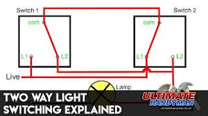 Bs 7671 uk wiring regulations. Two Way Light Switching Explained Youtube