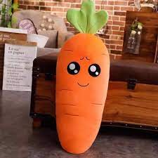 Cartoon Smile Carrot Plush Toy Cute Simulation Vegetable Carrot Pillow Dolls Stuffed Soft Toys For C In 2021 Cartoon Smile Monkey Stuffed Animal Plush