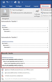 Inhaltsverzeichnis zum ausdrucken ohne datum from www.praesentationstipps.de. Word Inhaltsverzeichnis Erstellen Formatieren Und Aktualisieren Office Lernen Com