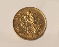 Australia Gold Sovereign 1877 Queen Victoria Young Etsy Gold Coins Gold Sovereign Coins