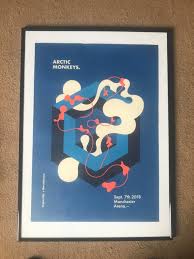 Custom canvas wall decor music band arctic monkeys poster. Arctic Monkeys Poster From Manchester Gig Arcticmonkeys