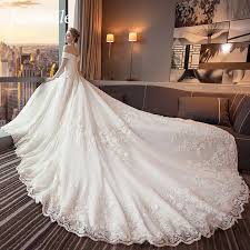 Our appointment was for 2 hours which gave us plenty of time. Best Price Fansmile Luxury Long Train Vestido De Noiva Lace Wedding Dress 2018 Customized Plus Size