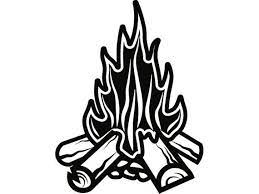 Camp Fire 1 Campfire Wood Flame Bonfire Firewood Camping Hiking Hike Outdoor Campsite Svg Eps Pn Camping Svg Silhouette Cameo Projects Cricut Vinyl