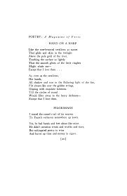 Hand On A Harp By Ellwood Colahan Pilgrimage By Poetry Magazine