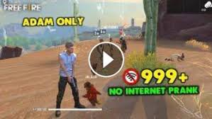 Free fire has a maximum player count of 50 per match, but the map is also smaller. Only Adam No Internet Prank In Clash Squad Garena Free Fire