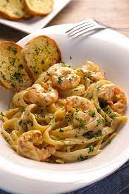 Fettuccine Alfredo With Shrimp Recipe Shrimp Pasta Recipes Creamy Pasta Recipes Alfredo Fettuccine Recipes