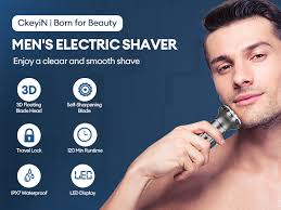 Amazon.com: CkeyiN Maquinilla de afeitar eléctrica para hombres,  afeitadoras eléctricas rotatorias, recortadora de pelo de nariz 4 en 1,  maquinilla de afeitar eléctrica impermeable IPX7 húmeda y seca, maquinillas  : Belleza y