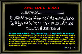 Ibnu katsir melalui tafsirnya menyebutkan bahwa setidaknya ada 5 khasiat atau manfaat yang bisa diterima seseorang apabila mengamalkan ayat seribu dinar secara istiqamah dan rutin. Kelebihan Dan Hikmat Ayat Seribu Dinar My Info Maya