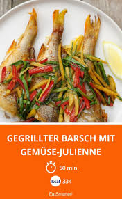 Gegrillter Barsch Mit Gemuse Julienne Rezept Rezepte Gesunde Rezepte Low Carb Abendessen