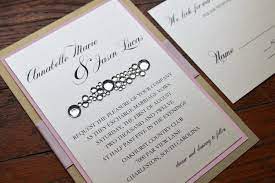 Do It Yourself Wedding Invitations Ideas Bling Wedding Invitations Etsy Wedding Invitations Amazing Wedding Invitations