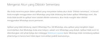 Bagaimana cara mengatasi akun whatsapp yang diblokir sementara ini? Penyebab Dan Cara Mengatasi Whatsapp Diblokir Sementara