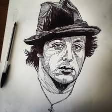 Рокки бальбоа rocky balboa sylvester stallone сильвестр сталлоне, мотивация, бокс, спорт, ufc, mma. Rocky Balboa Ink Drawing Original Artwork Rocky Tattoo Drawings Rocky Balboa