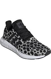 Black And White Adidas Running Shoes Womens Adidas Swift Run Sneaker Women In 2020 Adidas Shoes Women Black Adidas Shoes Leopard Sneakers