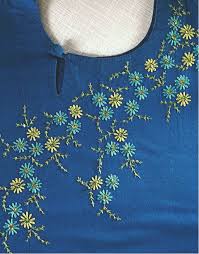 Work By Swathi Joshi Arbeitsideen Workideasforkurti Hand Embroidery Design Patterns Saree Embroidery Design Flower Embroidery Designs