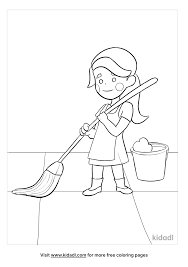 Keep your kids busy doing something fun and creative by printing out free coloring pages. Clean Floor Coloring Pages Free At Home Coloring Pages Kidadl