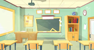 Check out this fantastic collection of cute cartoon wallpapers, with 63 cute cartoon background images for your desktop, phone or tablet. Vector Cartoon Background With Empty School Classroom Interior Royalty Free Cliparts Vectors And Stock Illustration Image 111947531