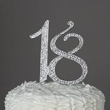 Every year, birthdays are commemorated with friends singing over a display of lit candles. 18th Birthday Cake Toppers Shop 18th Birthday Cake Toppers Online