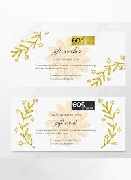 Free after effects projects and footages. Golden Yellow Flower Coupon Golden White Template Image Picture Free Download 465488823 Lovepik Com