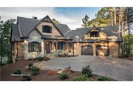 Attached garage, since these homes living areas separate from bedroom areas, usually divided by a long, private hallway. Craftsman Style Ranch Walkout Basement Hwbdo Home Plans Blueprints 6860