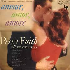 Percy Faith And His Orchestra Amour Amor Amore 1955 Lp Cover Classic Album Covers Album Covers