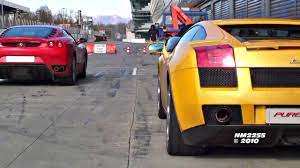 The koenigsegg jesko sounds furious. Lamborghini Gallardo Vs Ferrari F430 Youtube