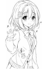 On this page, we have the cutest. Anime Girl Kawaii Coloring Page Free Printable Coloring Pages For Kids